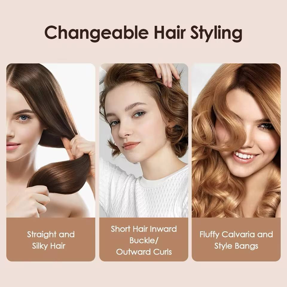 Mini Straightening Comb – SilkEase™ Portable Hair Styler